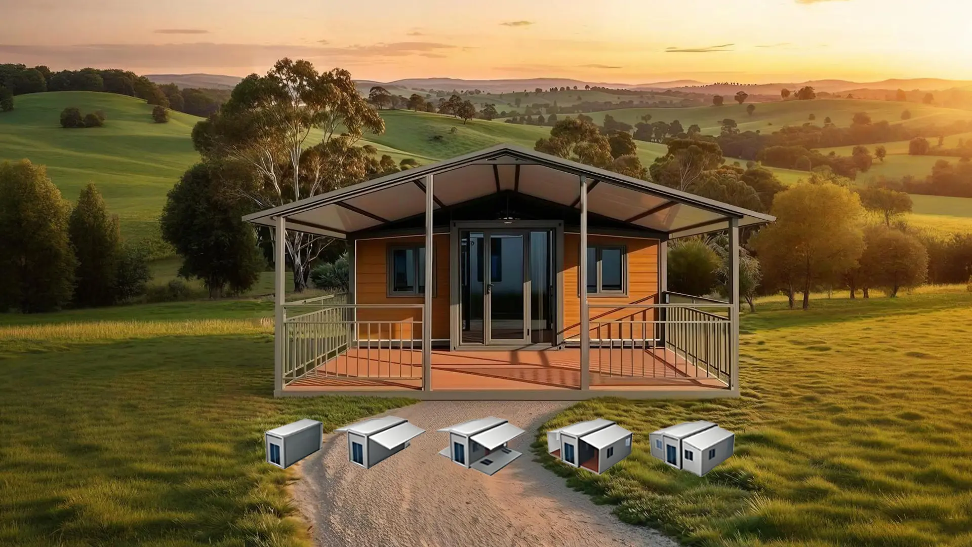 Premium Expandable Container House with Pre-installed Kitchen & Bathroom
