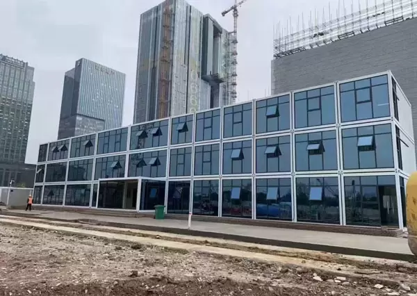 Modular container office room