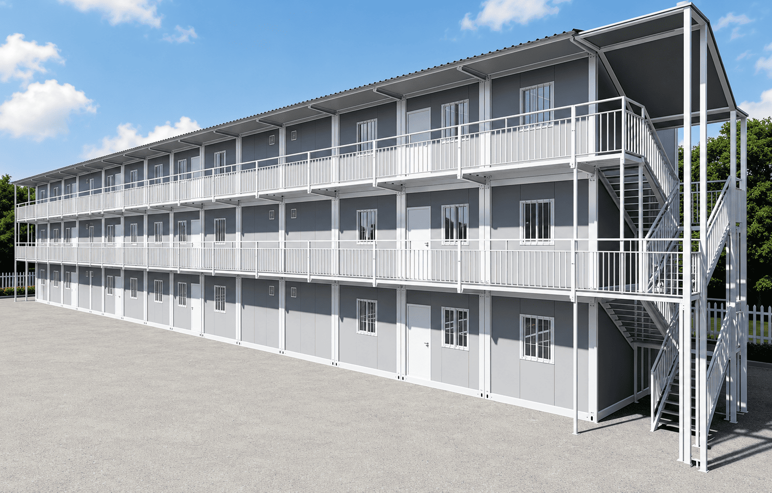 Modular Container Stacking Connection