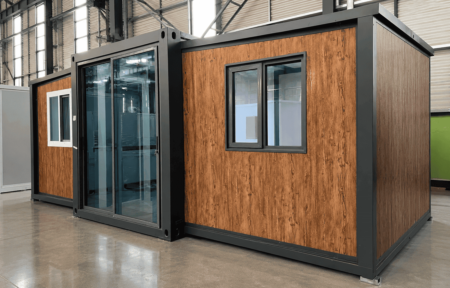 Casa Box 10ft Expandable Container House | Wood Sliding Door Cabin