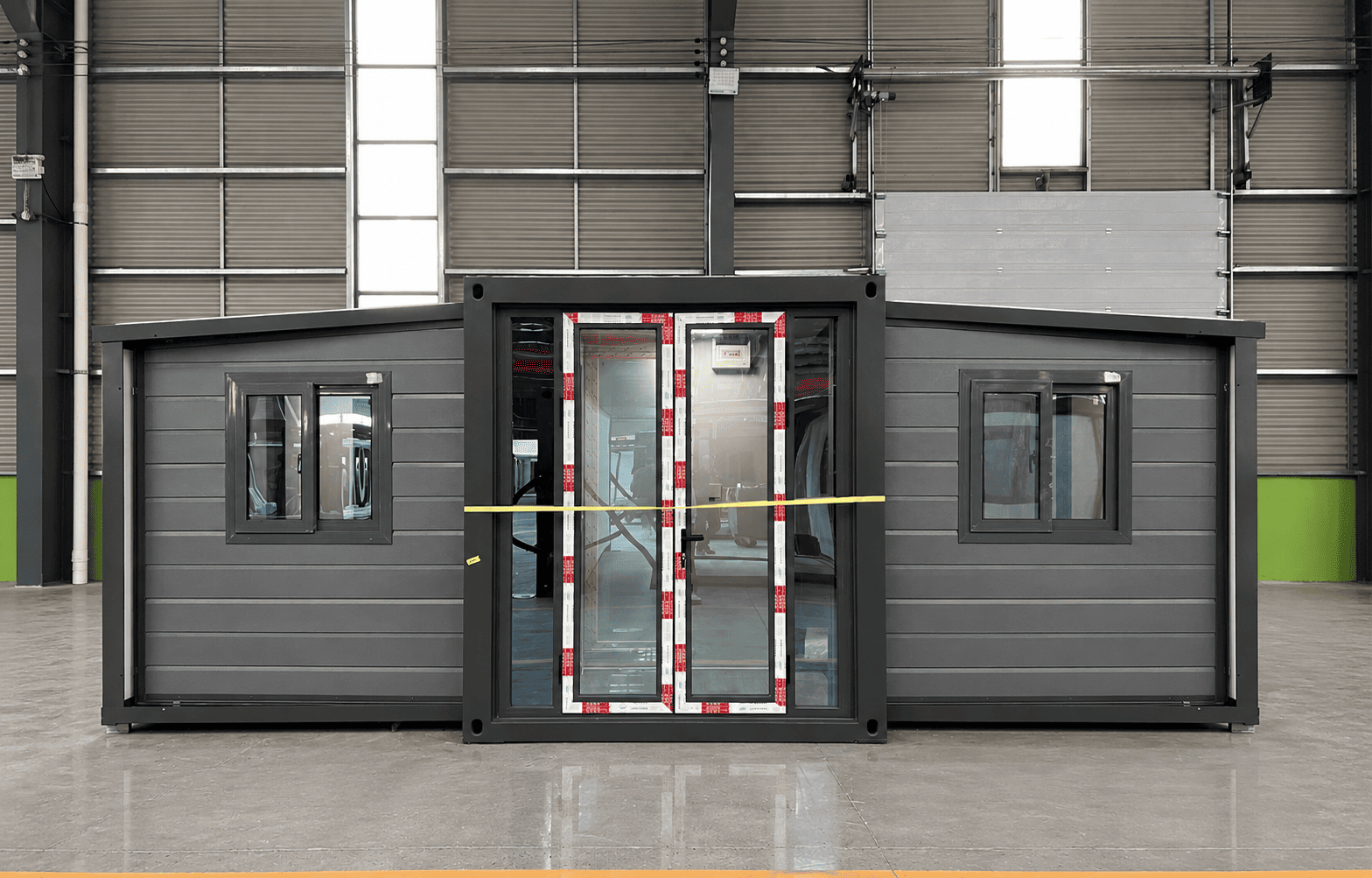 Casa Box 10ft Black Expandable Container House for Container Office
