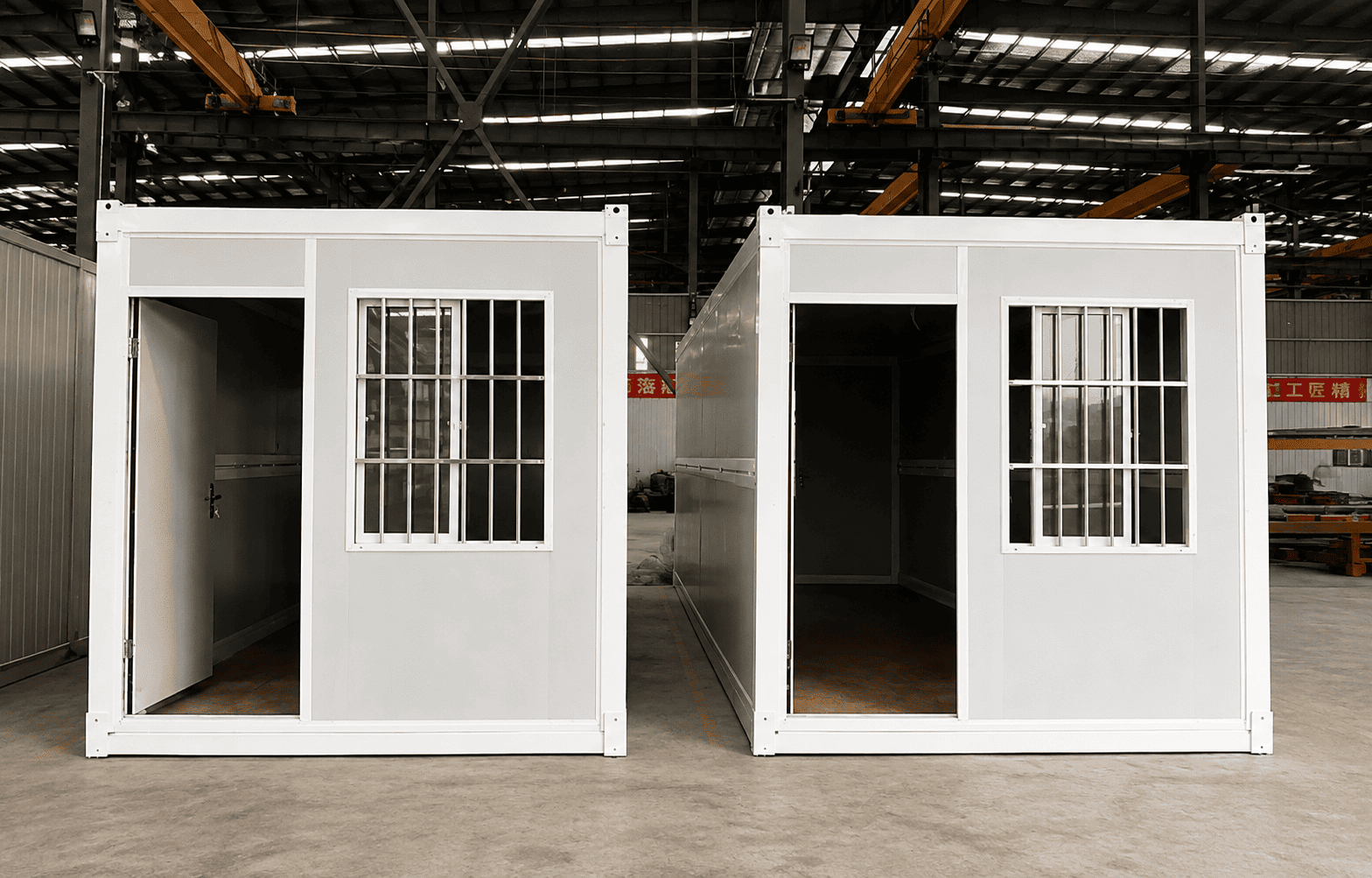 Casa Box Foldable Container X-type Secure Modular Steel for Labor Camp Accommodation