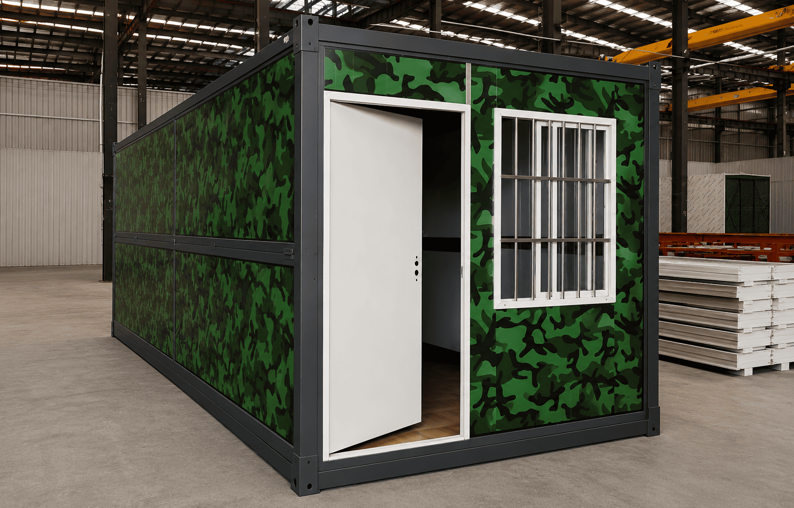 Casa Box Foldable Container X-type Rugged Weatherproof Shelter for Field Military Base