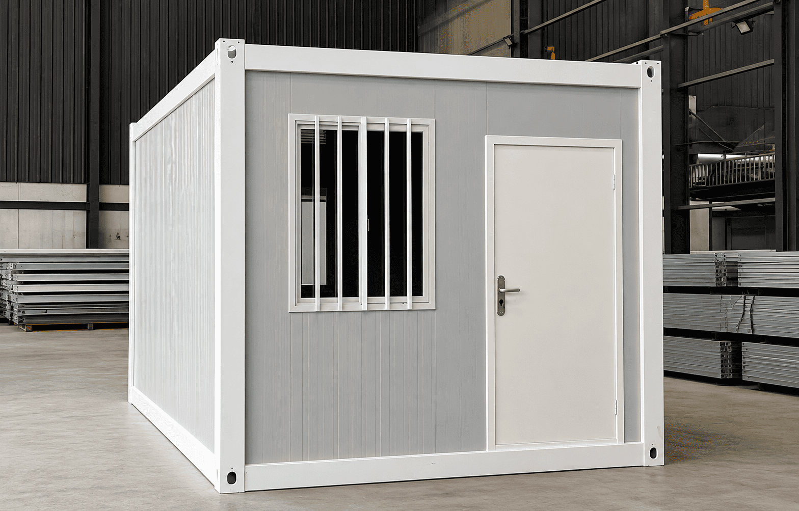 Casa Box Flat Pack Container House Insulated Steel Structure Modular Pre-made Housing and Office