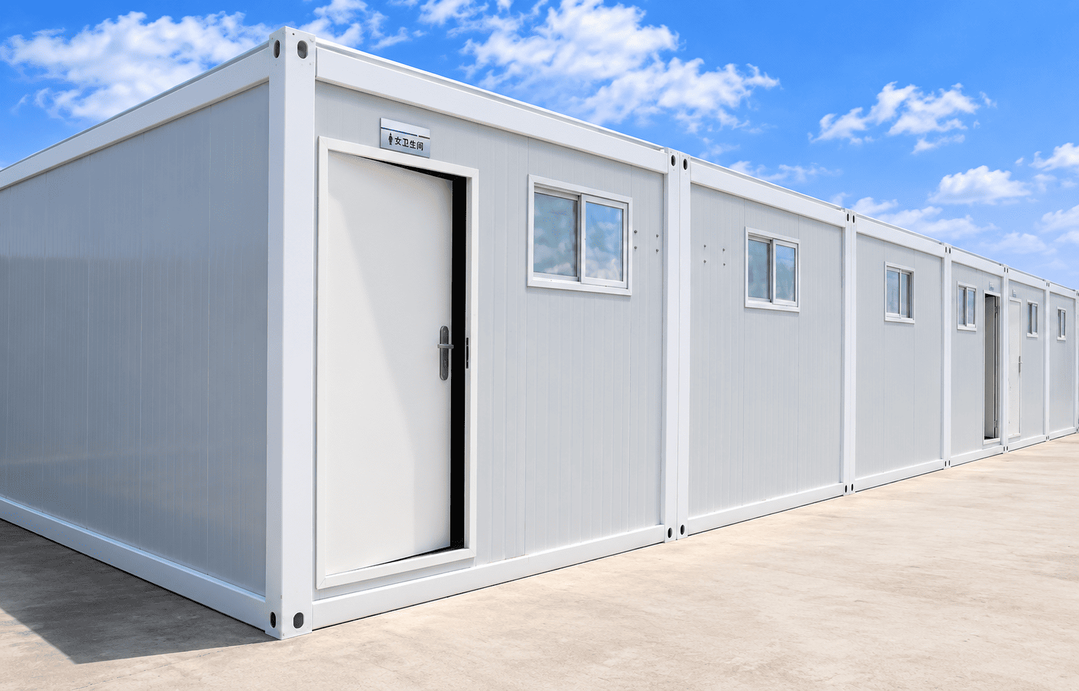 Casa Box Flat Pack Container House Modular Public Toilet and Ablution Block for Construction Sites