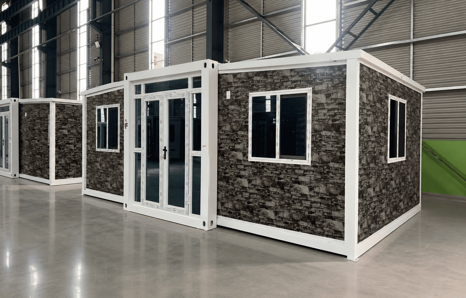 Casa Box 15ft Expandable Container Home | Rock Texture Cabin