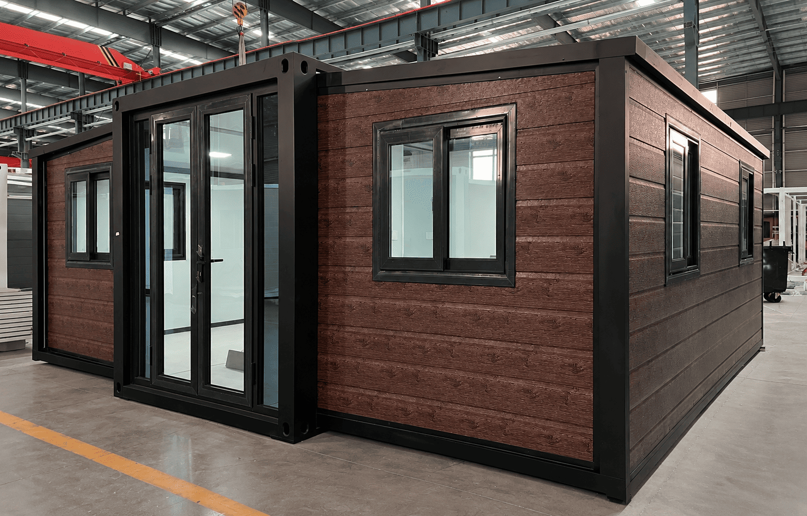 Casa Box 20ft Expanding Container Home | Charcoal Grey Modular Cabin