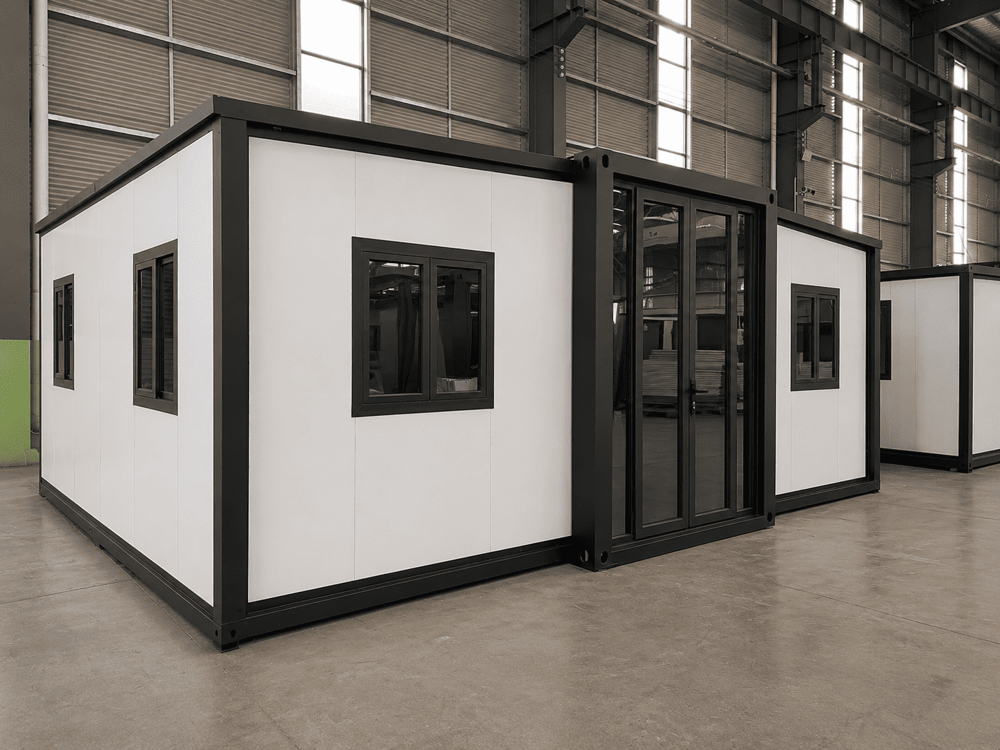 Casa Box 20ft Expandable Container House | Minimalist Black & White 2B1B