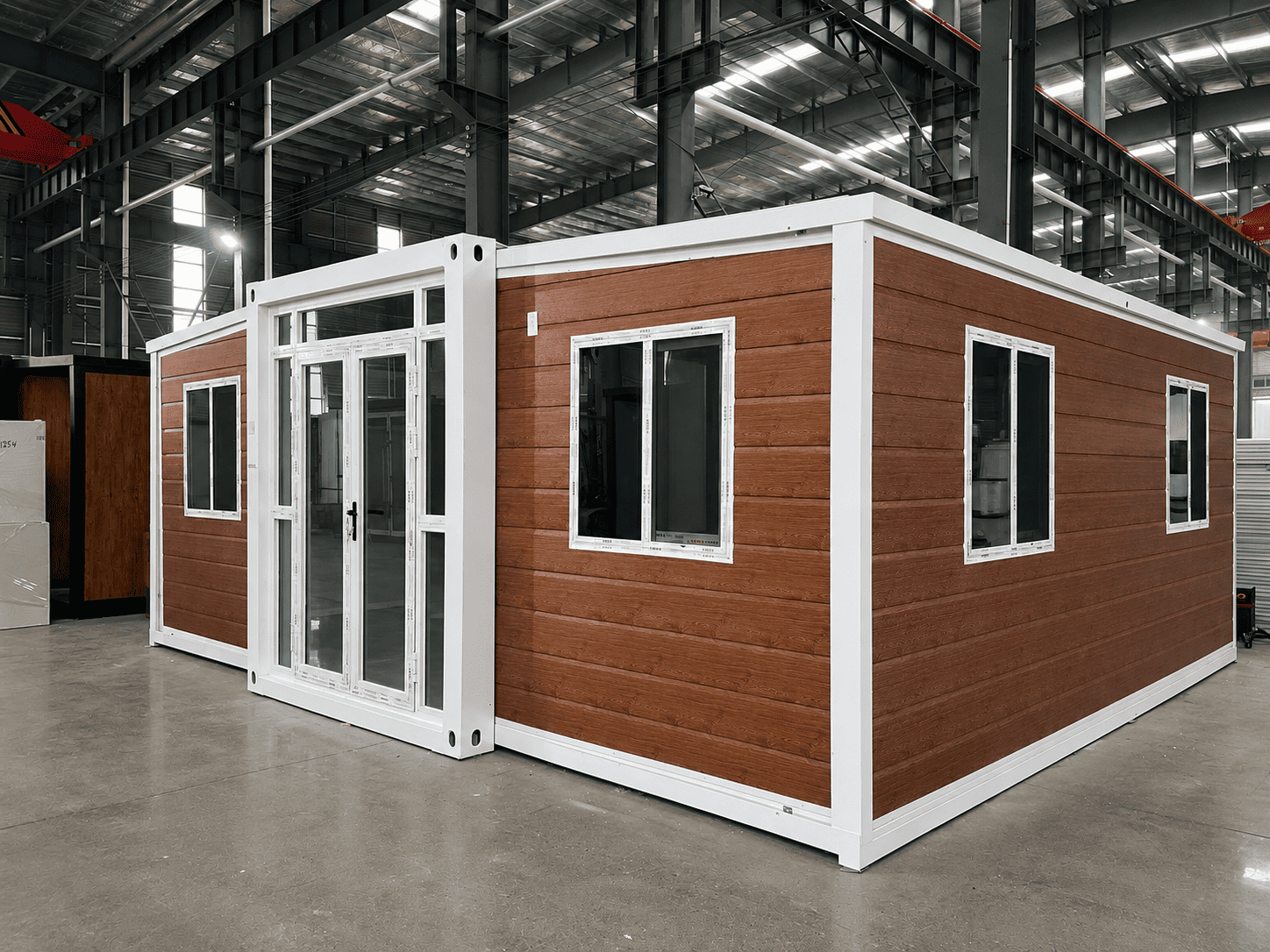 Casa Box 20ft Expandable Container House | Classic Wood Resort Cabin