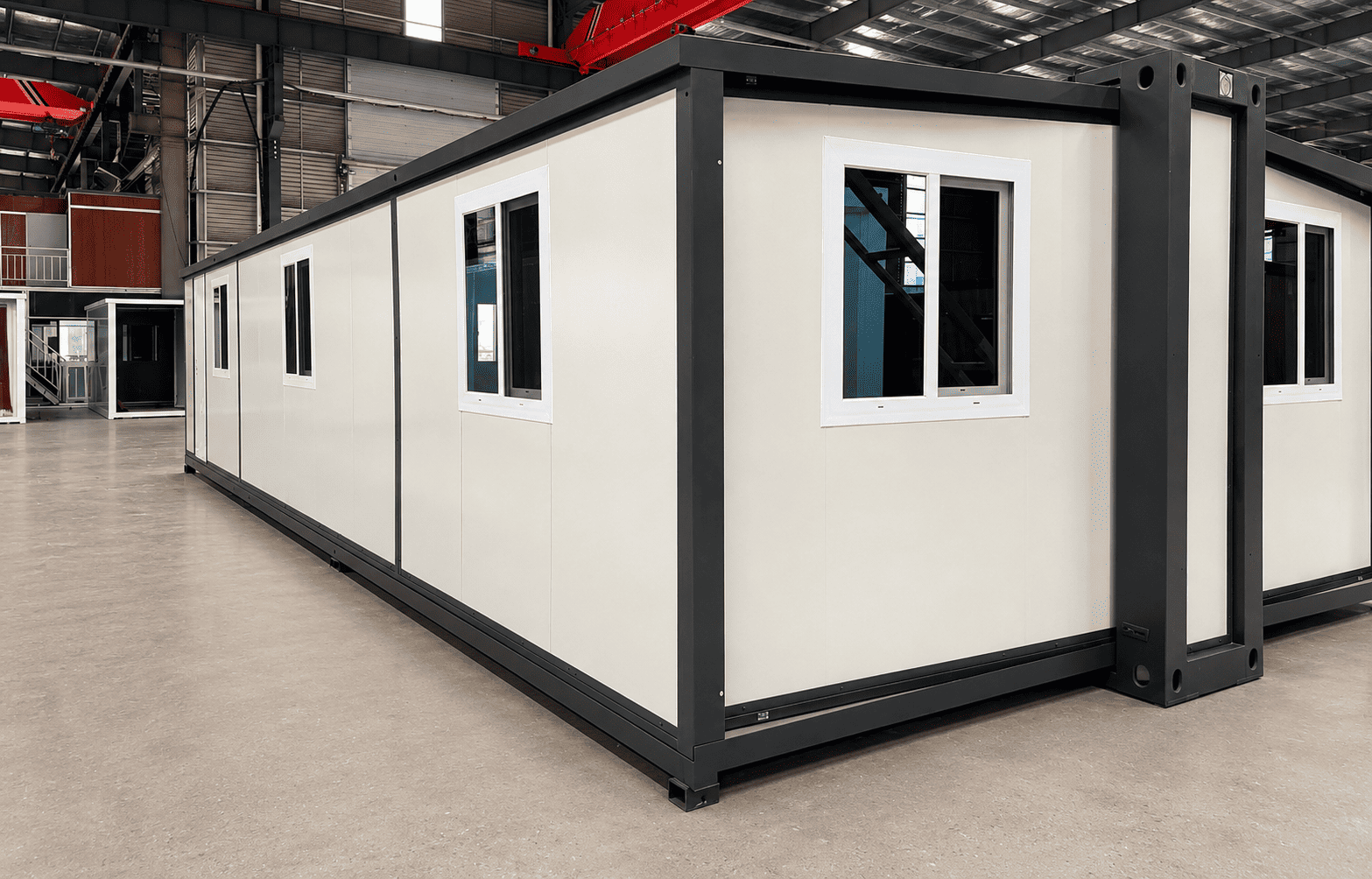 Casa Box 40ft F700 Expandable Container House | Clean White Modular Clinic