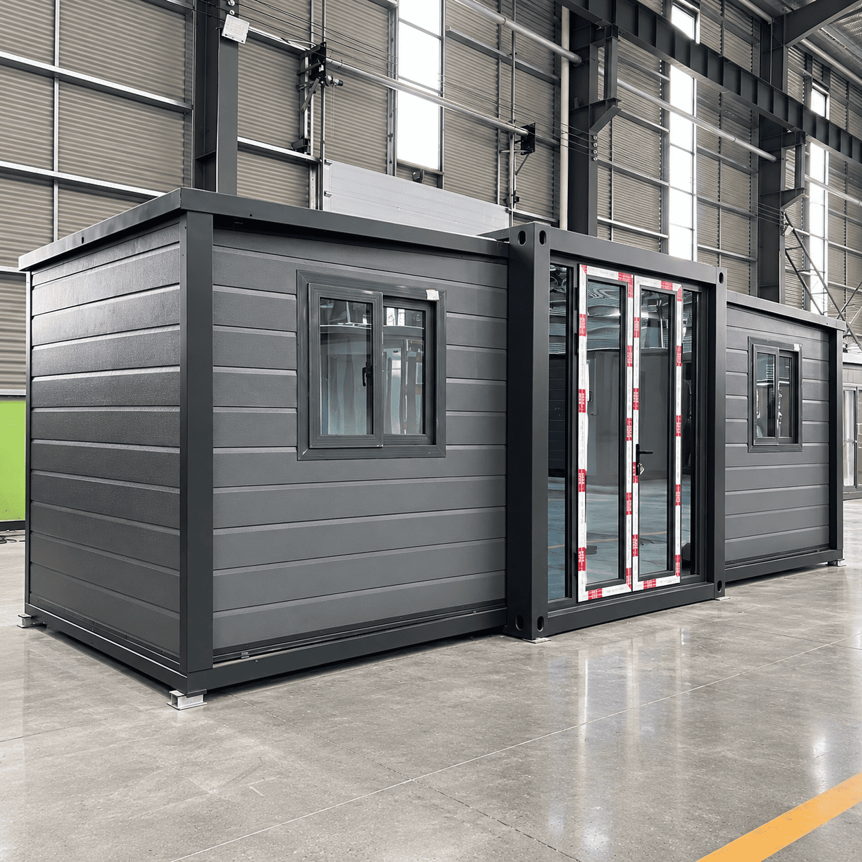 Casa Box 10ft Black Expandable Container House for Container Office