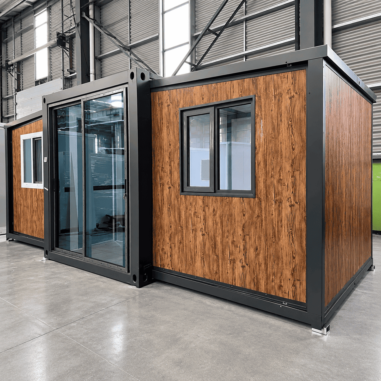 Casa Box 10ft Expandable Container House | Wood Sliding Door Cabin