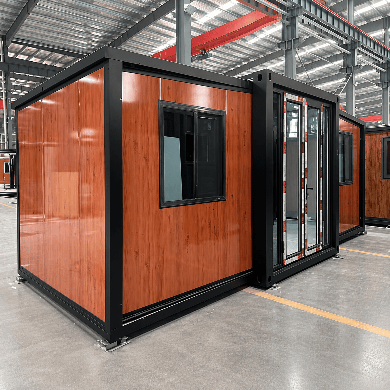 Casa Box 10ft Expandable Container House | Custom Wood & Glass Prefab