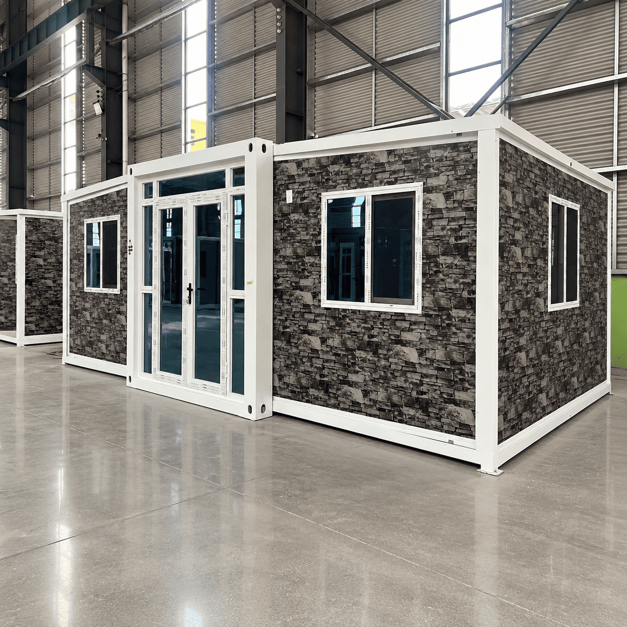 Casa Box 10ft Expandable Container Home | Rock Texture Cabin