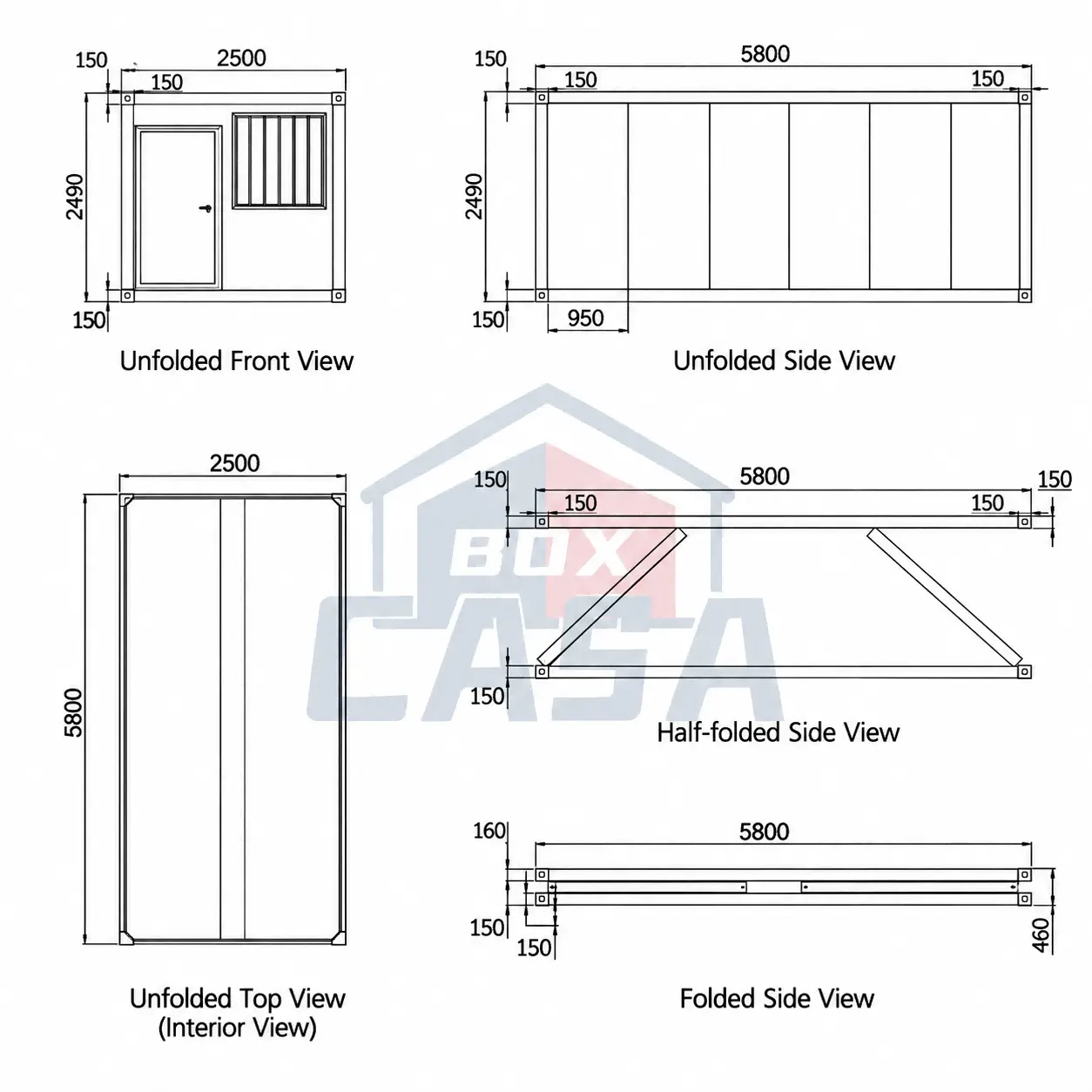 Z-type Foldable Container